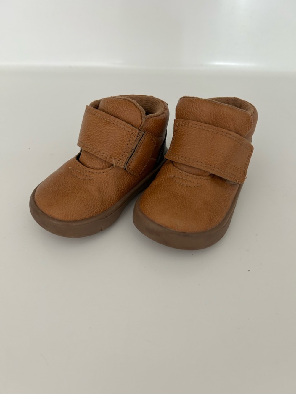Carter’s Baby Slip On Tan Ankle Boots Size 4